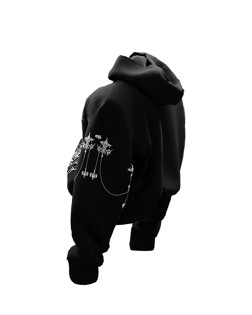Exorcist Black Unisex Zipper Hoodie