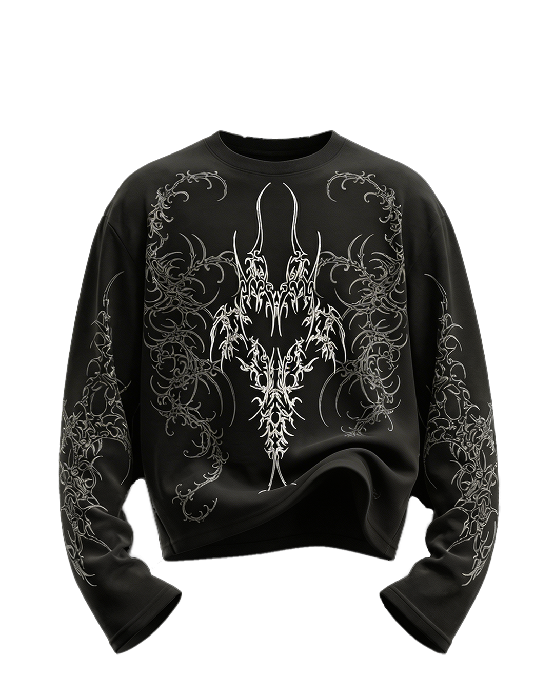 Grave Black Full Sleeve T Shirt