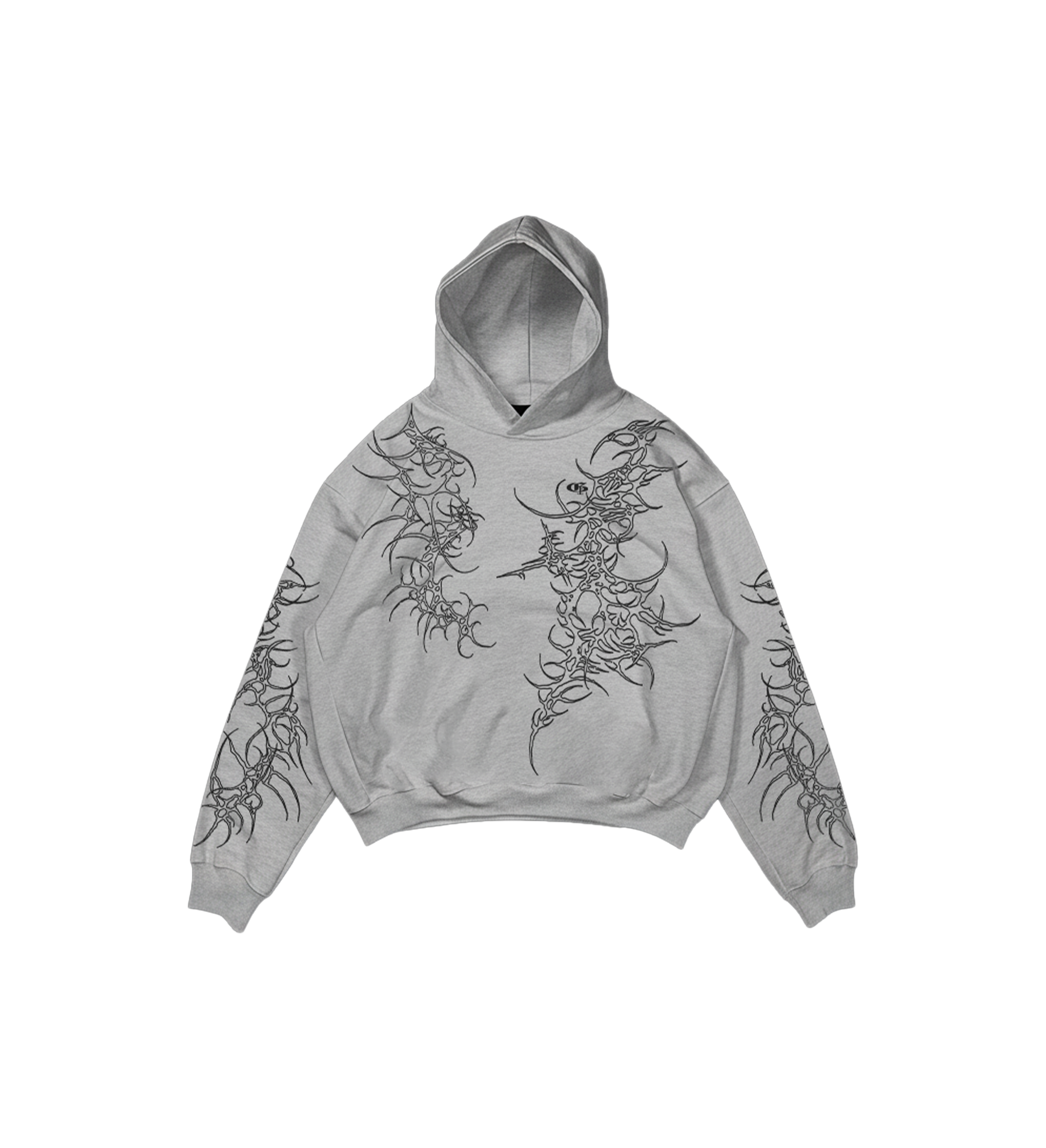 Grey Reaven Boxy Oversized Hoodie