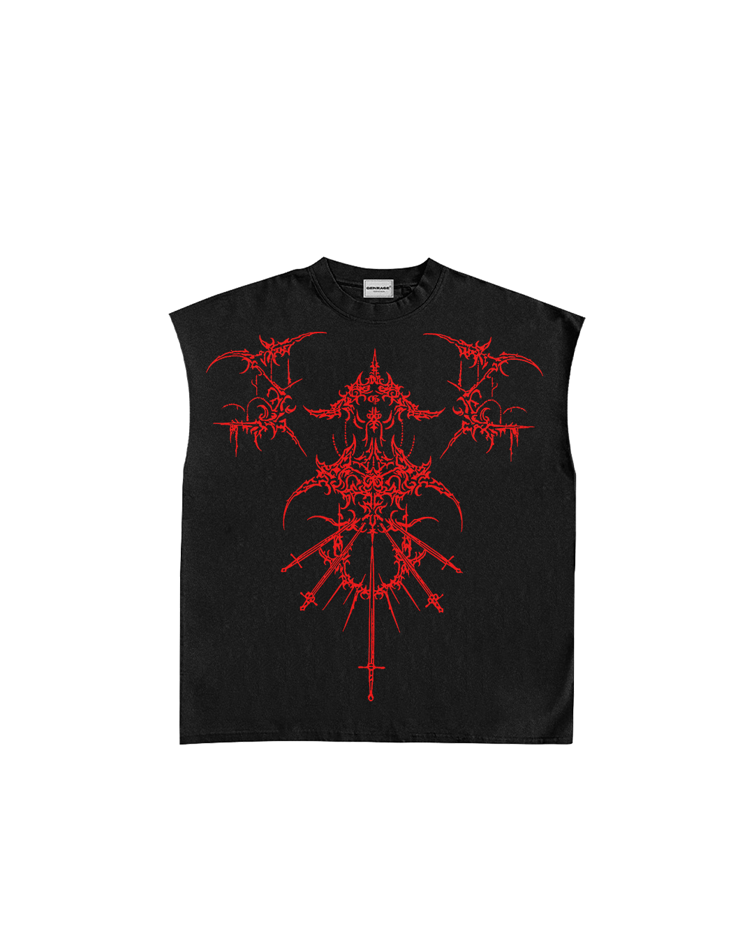 Heretic Black Boxy Unisex Vest