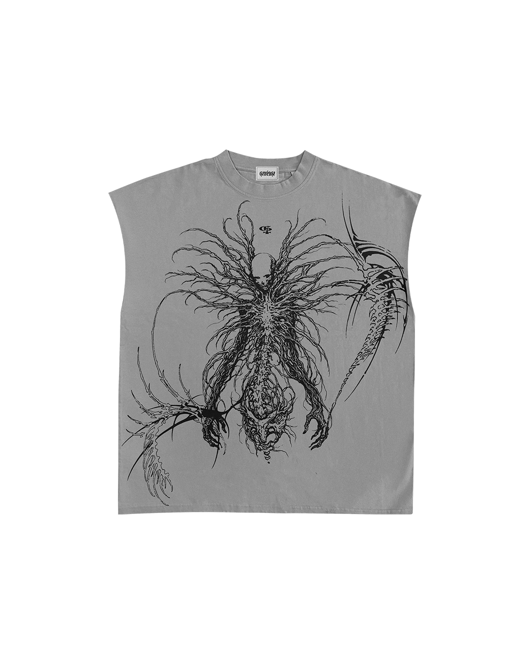 Marrow Light Grey Boxy Unisex Vest