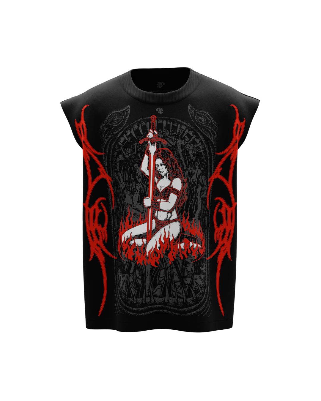 Nyra Black Boxy Unisex Vest