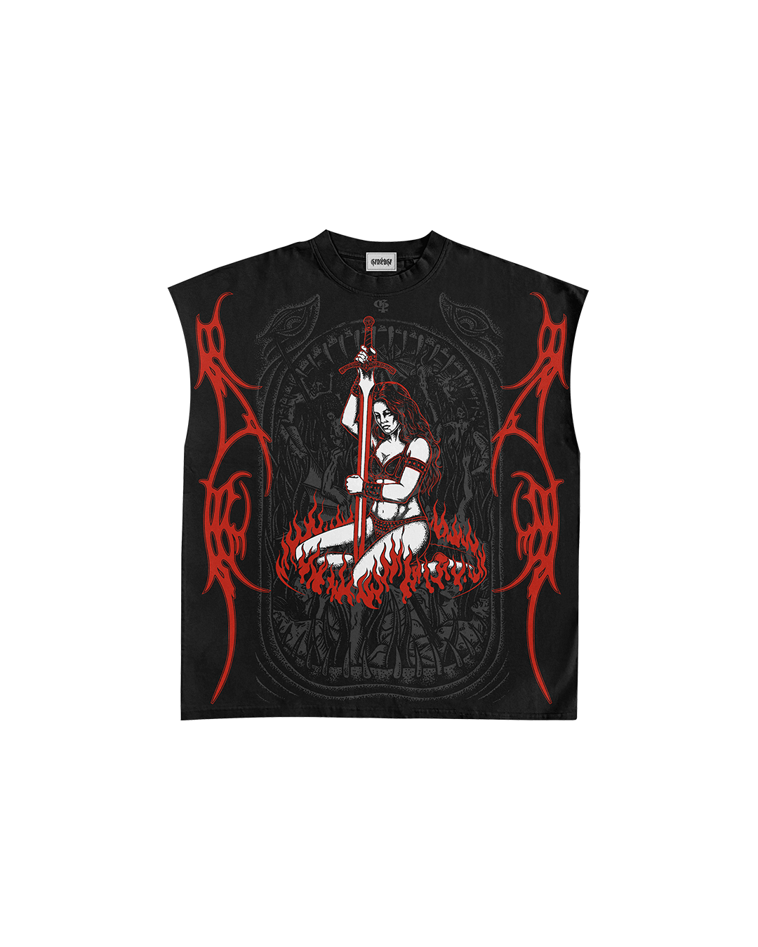 Nyra Black Boxy Unisex Vest