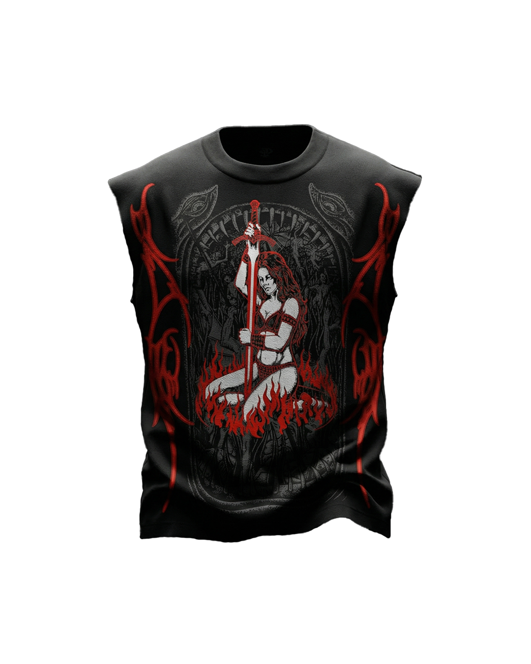 Nyra Black Boxy Unisex Vest