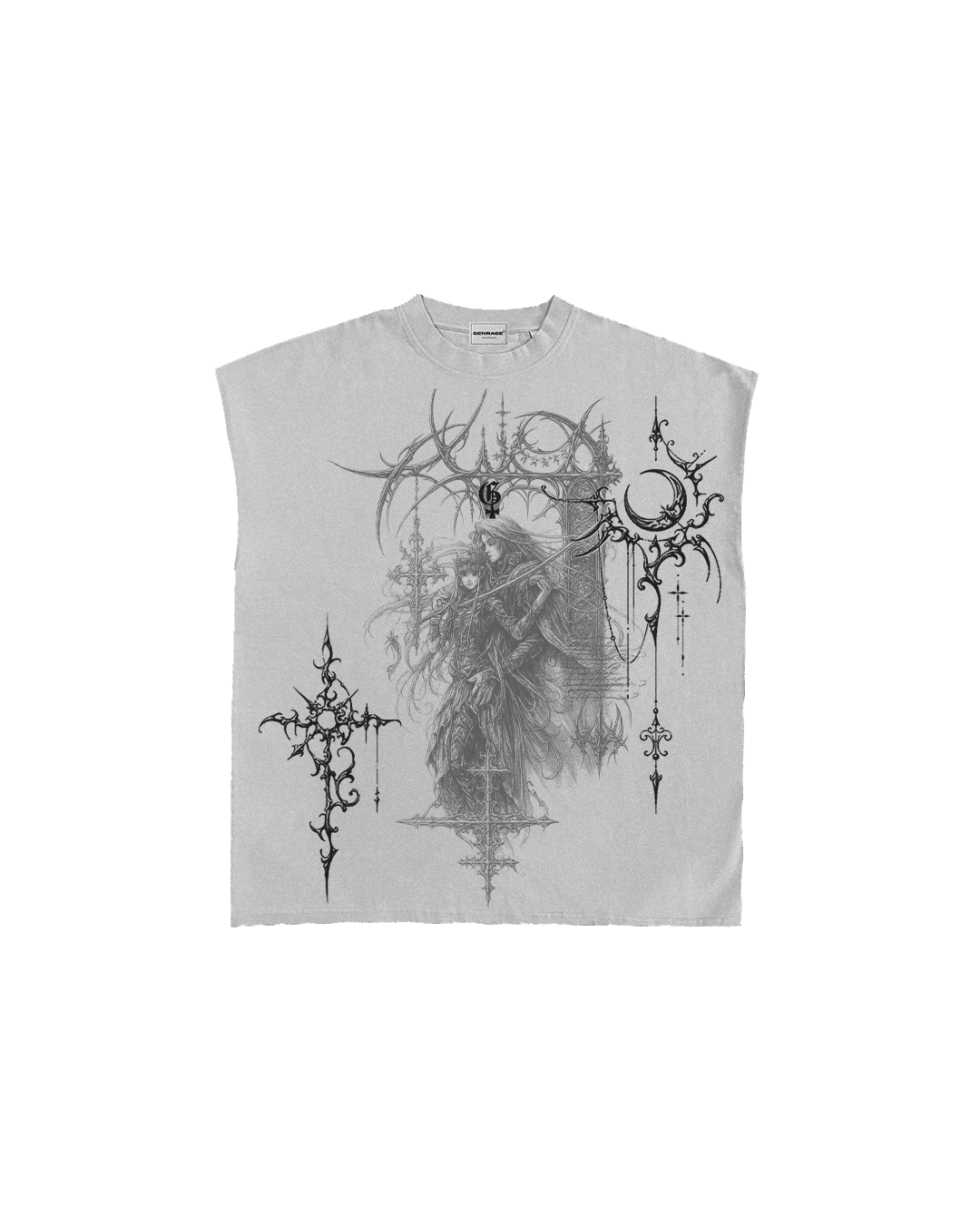 Obsess Grey Unisex Boxy Vest