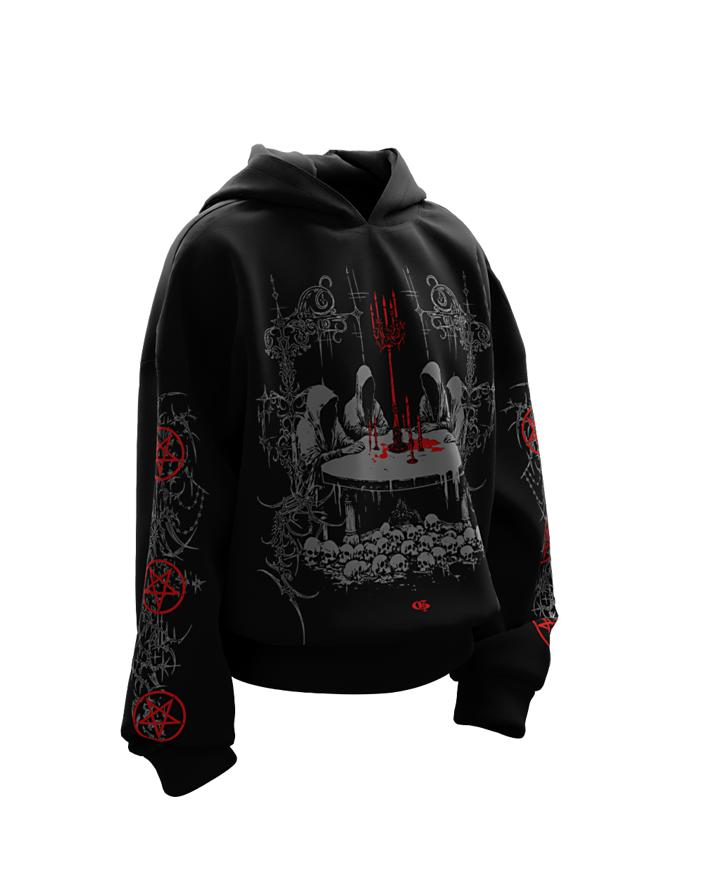 Ritual Black Boxy Oversized Hoodie