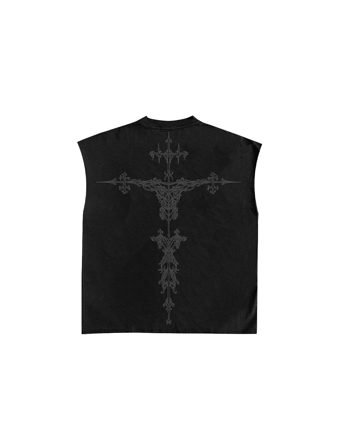 Riot Black Boxy Unisex Vest