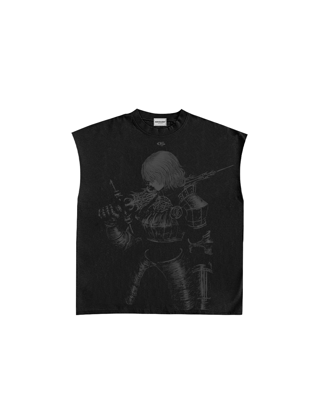 Riot Black Boxy Unisex Vest