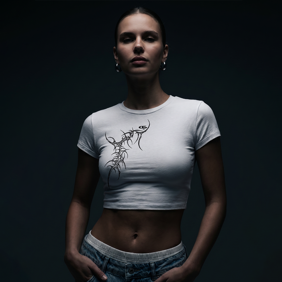 Hollow Women's Baby Tee