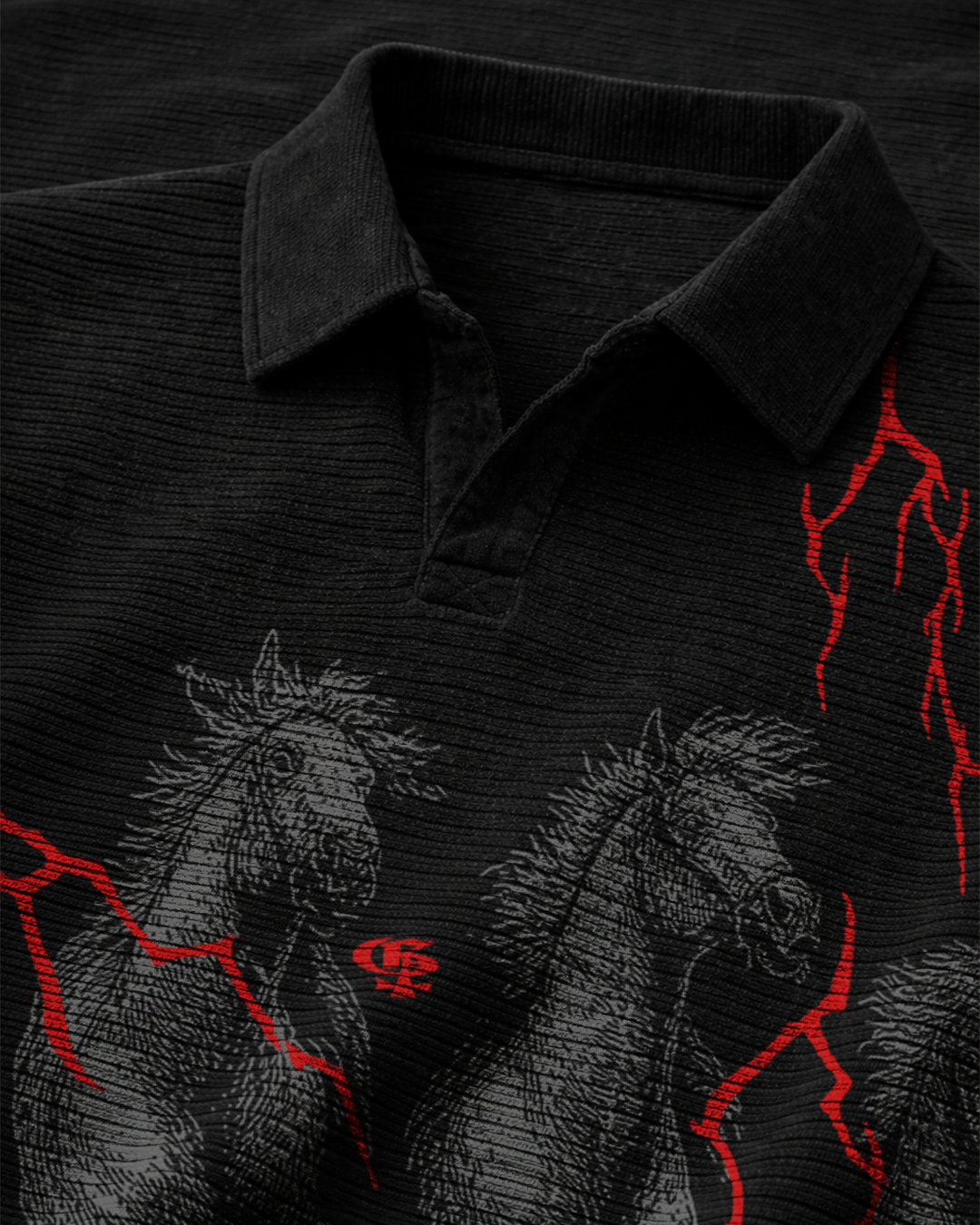 Stallion Corduroy Full Sleeves T-shirt