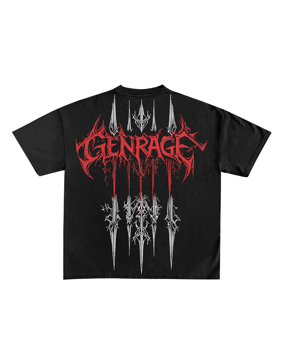 Berserk Black Boxy Oversized Tshirt
