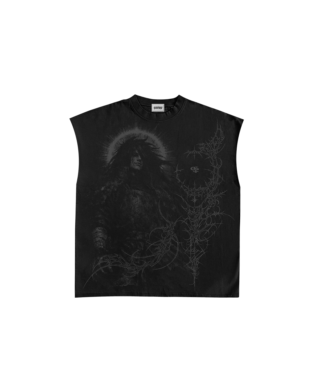 Madara Black Boxy Unisex Vest