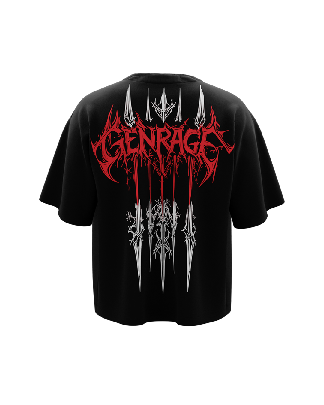 Berserk Black Boxy Oversized Tshirt