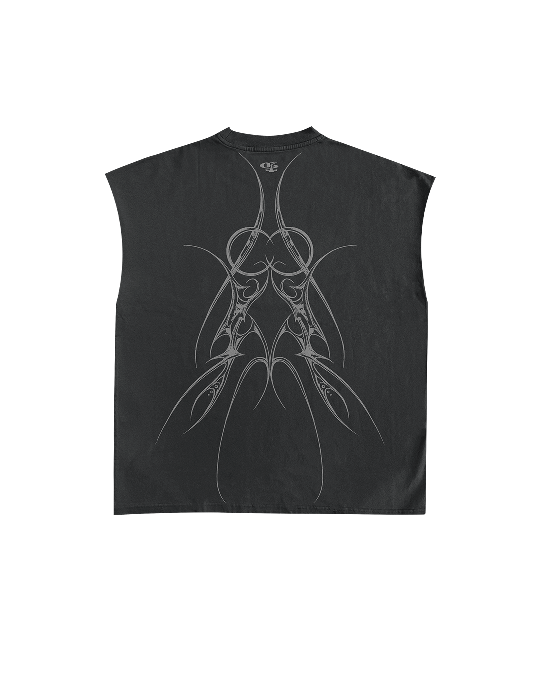 Dent Dark Grey Boxy Unisex Vest