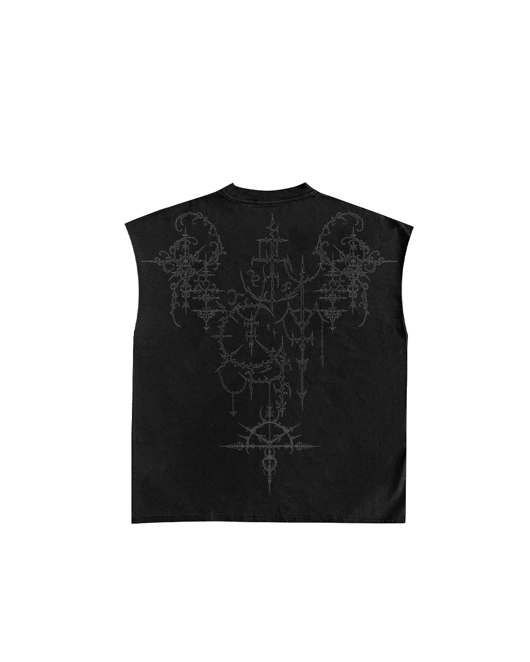 Execia Black Boxy Unisex Vest