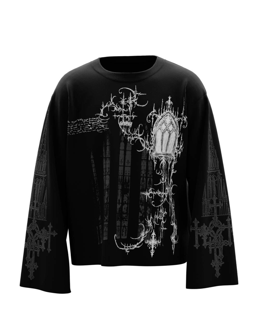 Faith Black Full Sleeve T Shirt