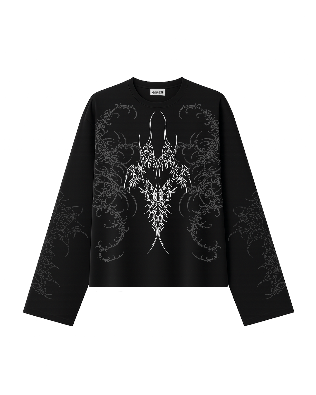 Grave Black Full Sleeve T Shirt