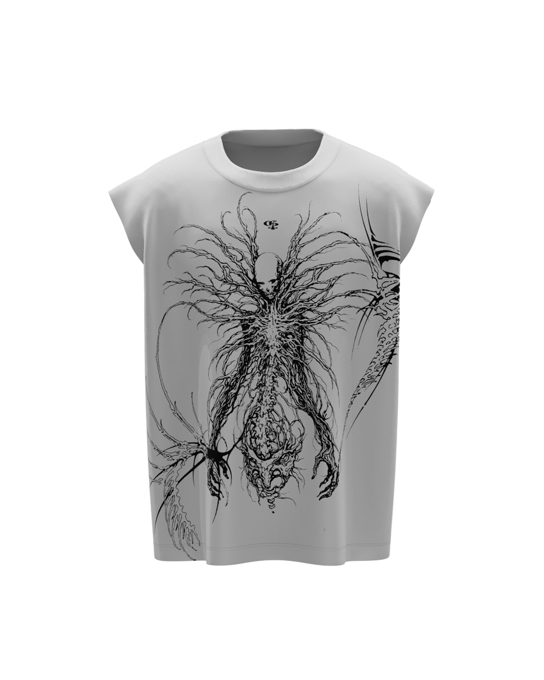 Marrow Light Grey Boxy Unisex Vest