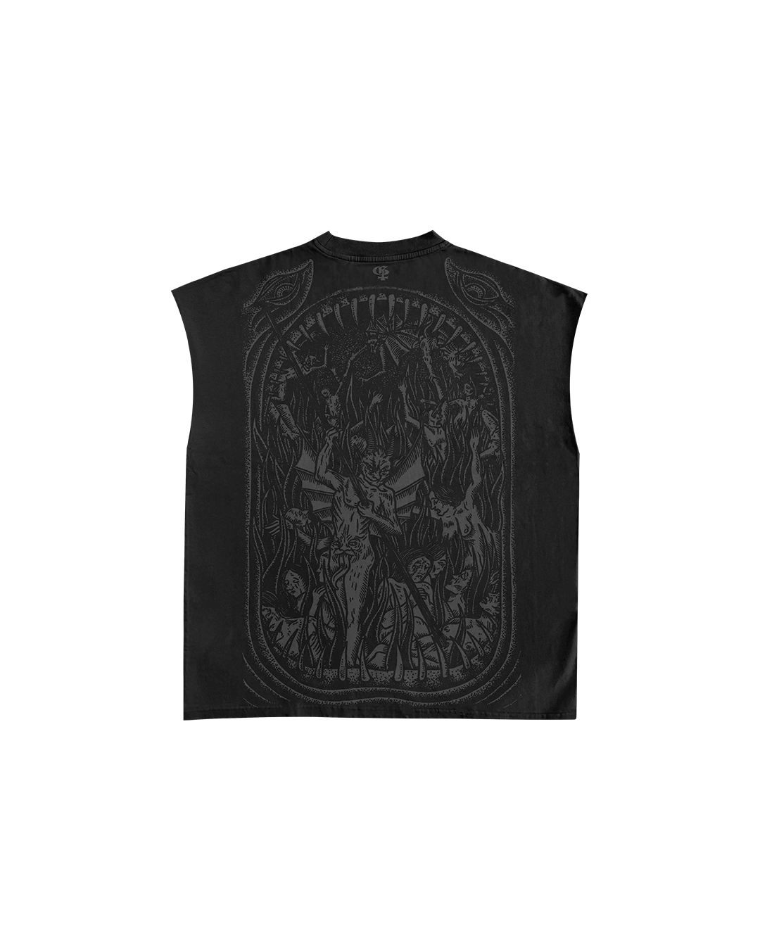 Nyra Black Boxy Unisex Vest