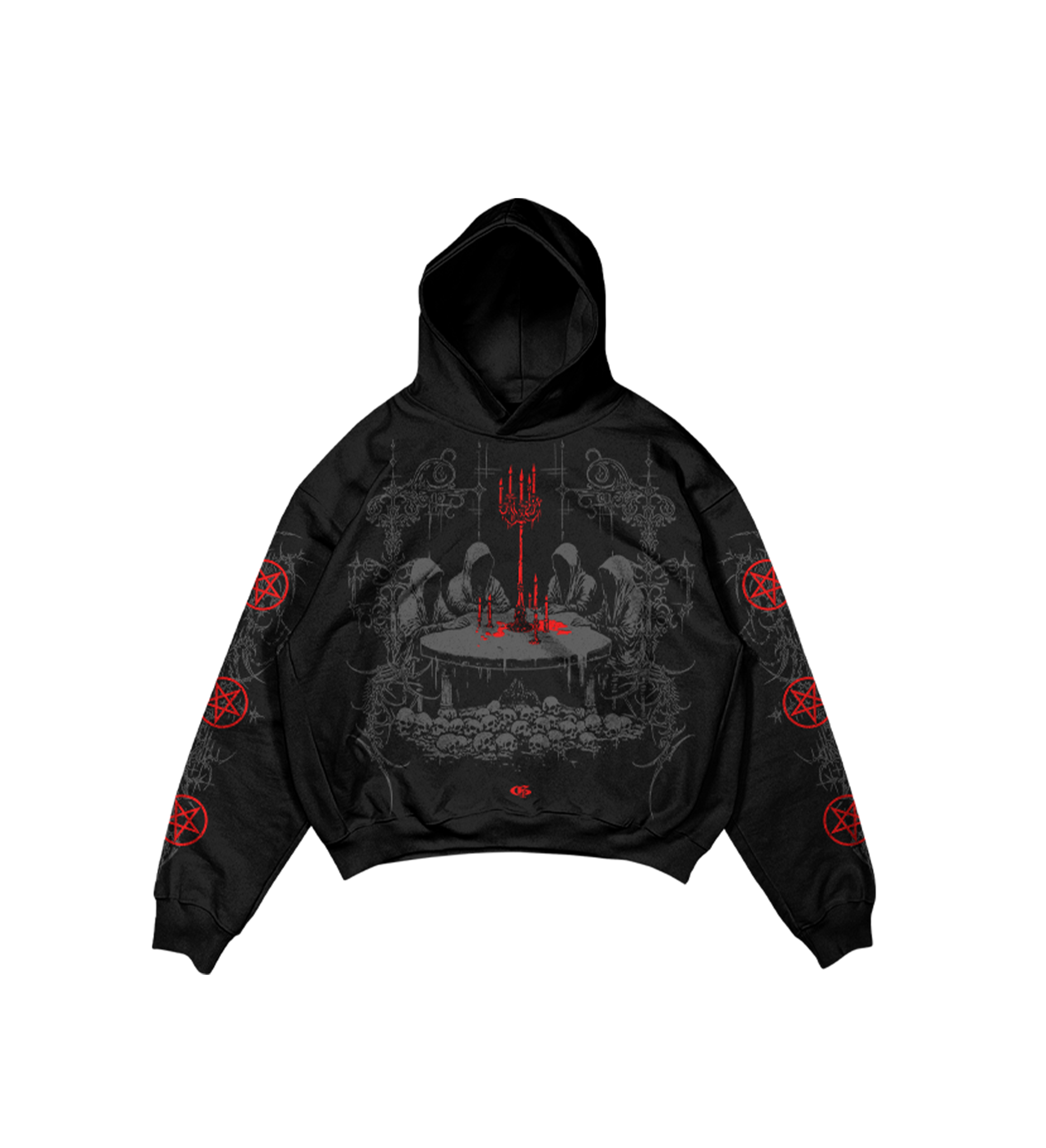 Ritual Black Boxy Oversized Hoodie