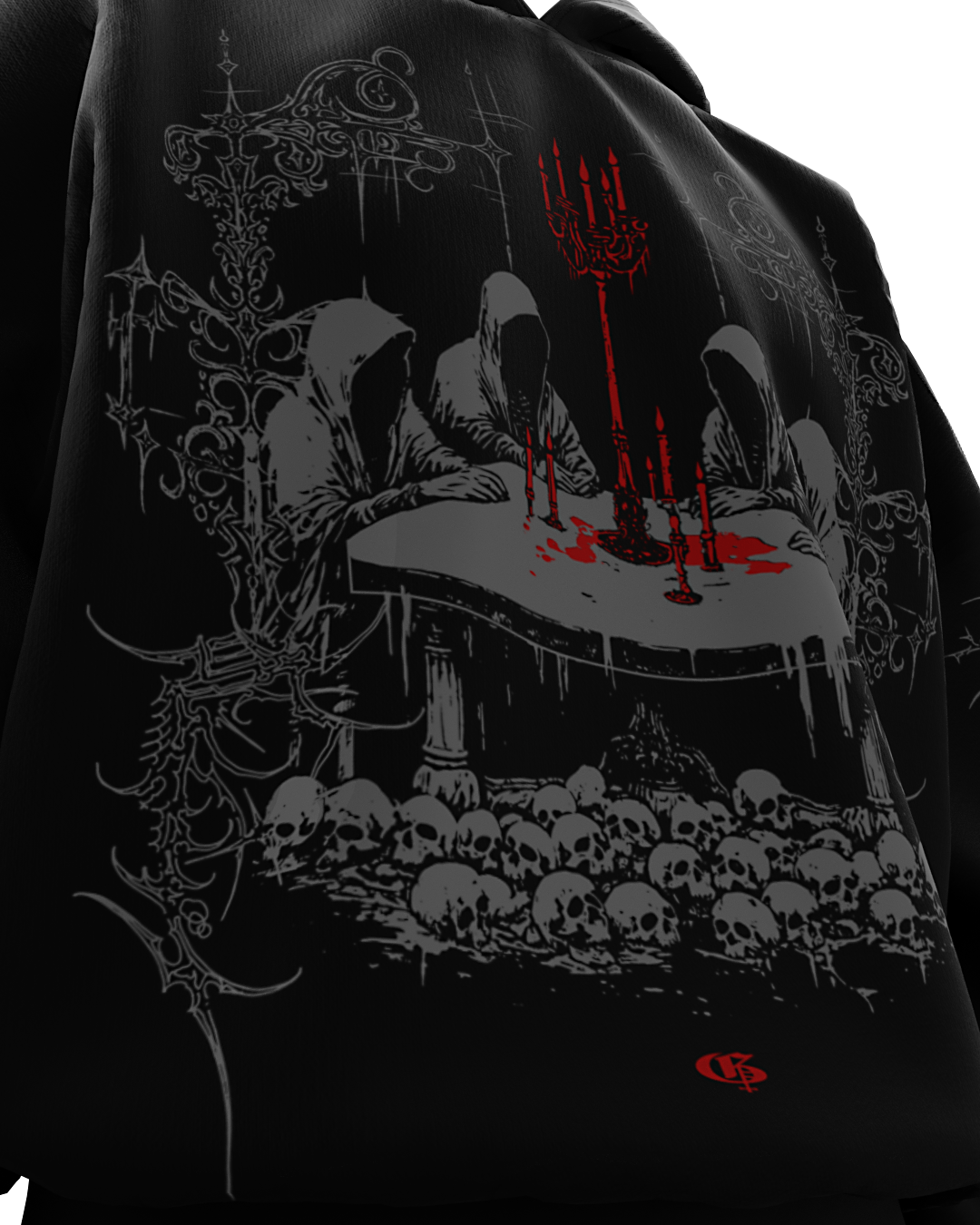 Ritual Black Boxy Oversized Hoodie