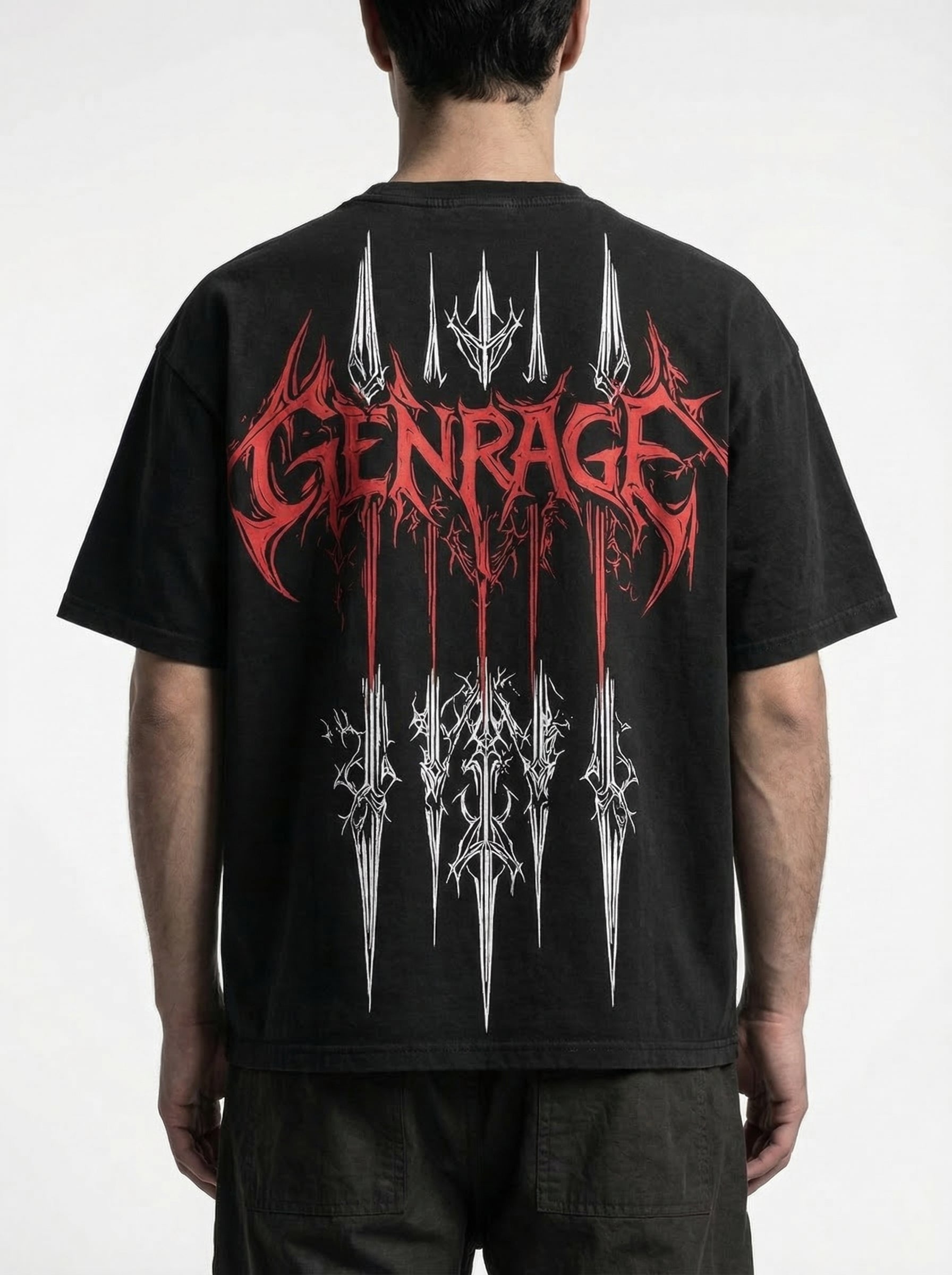 Berserk Black Boxy Oversized Tshirt